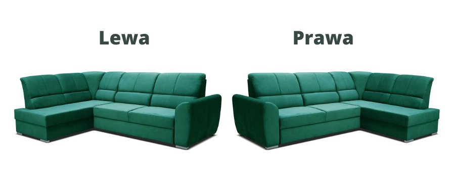 Duży narożnik LOCA z funkcją spania i pojemnikiem na pościel