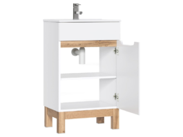 Szafka pod umywalkę 50 cm BALI WHITE 824