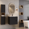 CZARNA szafka pod blat NOVA BLACK 81-30-1D - obrazek 8