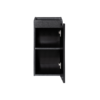CZARNA szafka pod blat NOVA BLACK 81-30-1D meble łazienkowe COMAD