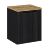 Szafka NOVA BLACK 50 cm z blatem 2D