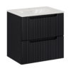 szafka z umywalką NOVA BLACK 60 cm