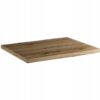 KASZMIROWA ryflowana szafka NOVA CASHMERE 82-50 2D z blatem 50 cm OAK - Meble łazienkowe COMAD