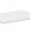 KASZMIROWA ryflowana szafka NOVA CASHMERE 82-50 2D z blatem 50 cm WHITE - Meble łazienkowe COMAD