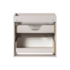 KASZMIROWA ryflowana szafka pod umywalkę 60 cm NOVA CASHMERE 82-60 szuflady - Meble łazienkowe COMAD