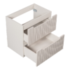 KASZMIROWA ryflowana szafka pod umywalkę 60 cm NOVA CASHMERE 82-60 szuflady - Meble łazienkowe COMAD