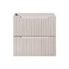 KASZMIROWA ryflowana szafka pod umywalkę 60 cm NOVA CASHMERE 82-60 szuflady - Meble łazienkowe COMAD