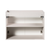 KASZMIROWA szafka pod umywalkę 80 cm NOVA CASHMERE 82-80-2D RYFLOWANY front - Meble łazienkowe COMAD