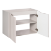 KASZMIROWA szafka pod umywalkę 80 cm NOVA CASHMERE 82-80-2D RYFLOWANY front - Meble łazienkowe COMAD