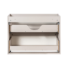 KASZMIROWA ryflowana szafka pod umywalkę 80 cm NOVA CASHMERE 82-80 szuflady - Meble łazienkowe COMAD