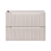 KASZMIROWA ryflowana szafka pod umywalkę 80 cm NOVA CASHMERE 82-80 szuflady - Meble łazienkowe COMAD