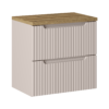 KASZMIROWA szafka z blatem OAK 60 cm NOVA CASHMERE 82-60 z szufladami - Meble łazienkowe COMAD