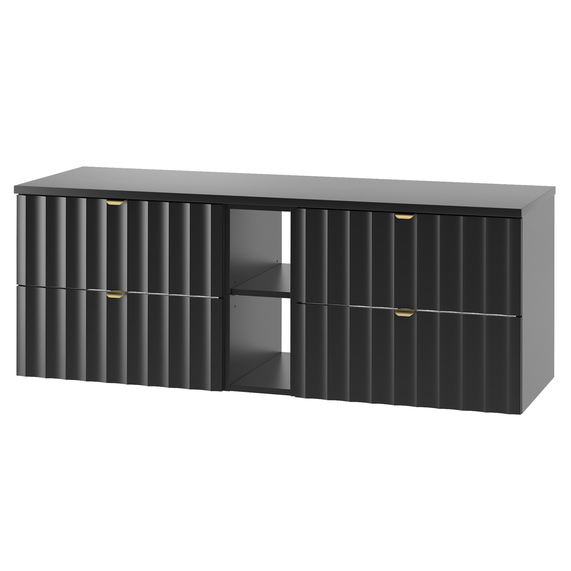 Szafka z regałem i blatem ARCOS-06-BM 140 cm