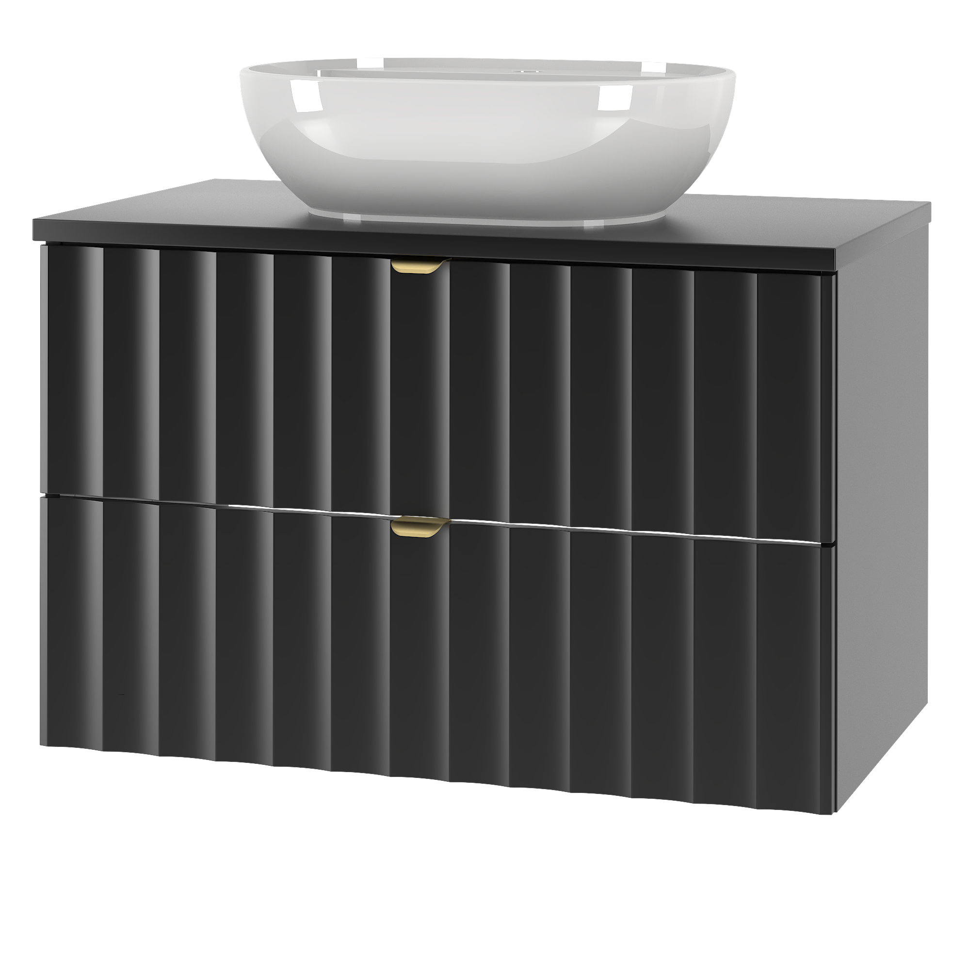 Szafka z umywalką i blatem ARCOS-07-BM 80 cm