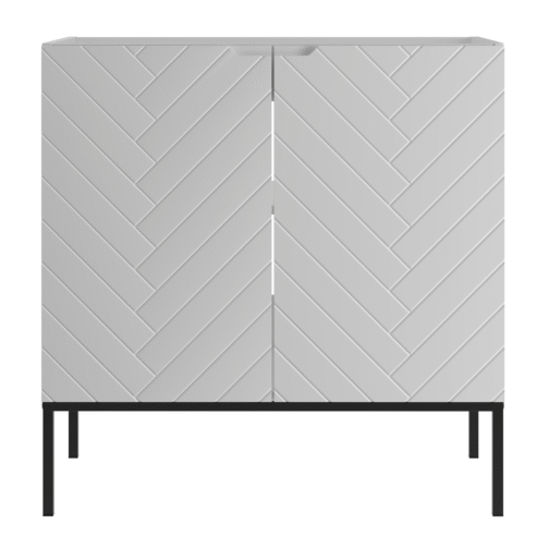 Szafka pod umywalkę ASPEN 80 cm czarne nóżki - Meble łazienkowe MEGSTYL