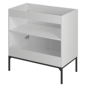 Szafka pod umywalkę ASPEN 80 cm czarne nóżki - Meble łazienkowe MEGSTYL