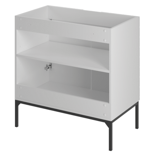 Szafka pod umywalkę ASPEN 80 cm czarne nóżki - Meble łazienkowe MEGSTYL