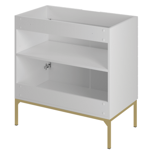 Szafka pod umywalkę ASPEN 80 cm złote nóżki - Meble łazienkowe MEGSTYL