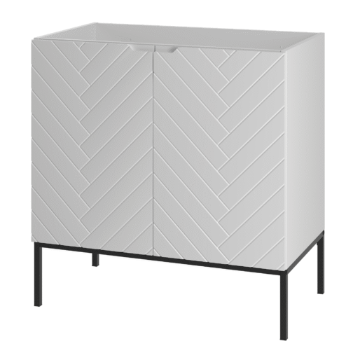 Szafka pod umywalkę ASPEN 80 cm czarne nóżki - Meble łazienkowe MEGSTYL