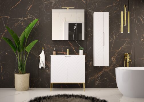 Zestaw mebli ASPEN WHITE - Meble łazienkowe MEGSTYL
