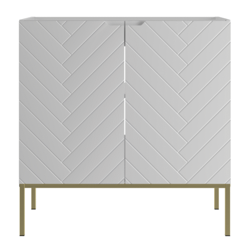 Szafka pod umywalkę ASPEN 80 cm złote nóżki - Meble łazienkowe MEGSTYL