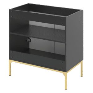 Szafka pod umywalkę ASPEN 80 cm złote nóżki - Meble łazienkowe MEGSTYL