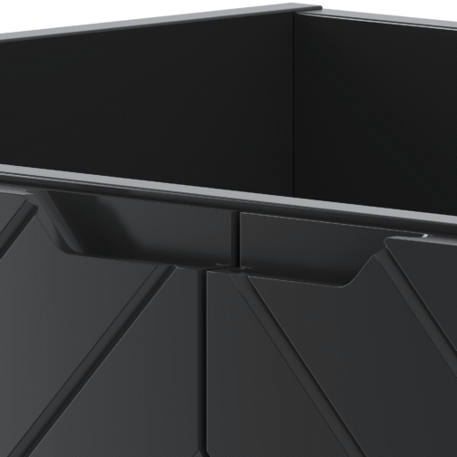 Szafka pod umywalkę ASPEN 60 cm czarne nóżki - Meble łazienkowe MEGSTYL