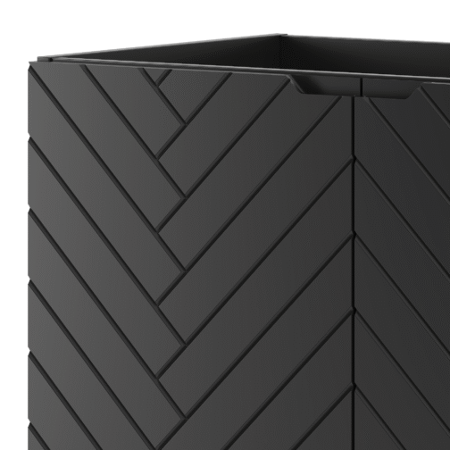 Szafka pod umywalkę ASPEN 60 cm czarne nóżki - Meble łazienkowe MEGSTYL