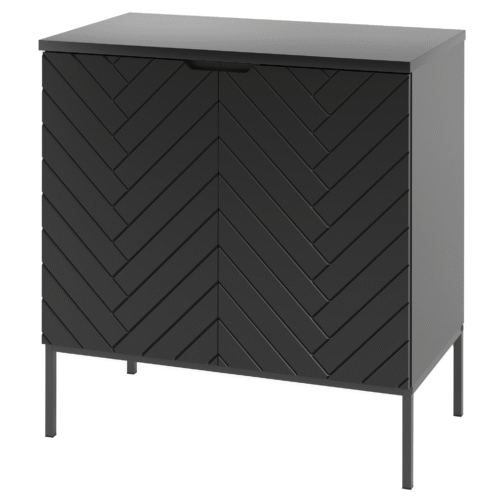 Szafka z blatem ASPEN 80 cm czarne nóżki - Meble łazienkowe MEGSTYL