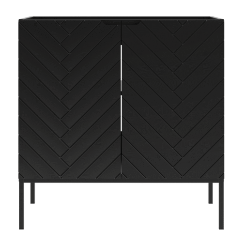 Szafka pod umywalkę ASPEN 80 cm czarne nóżki - Meble łazienkowe MEGSTYL