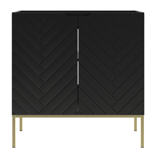 Szafka pod umywalkę ASPEN 80 cm złote nóżki - Meble łazienkowe MEGSTYL
