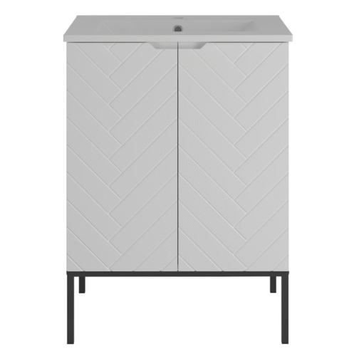 Szafka z umywalką ASPEN 60 cm czarne nóżki - obrazek 8