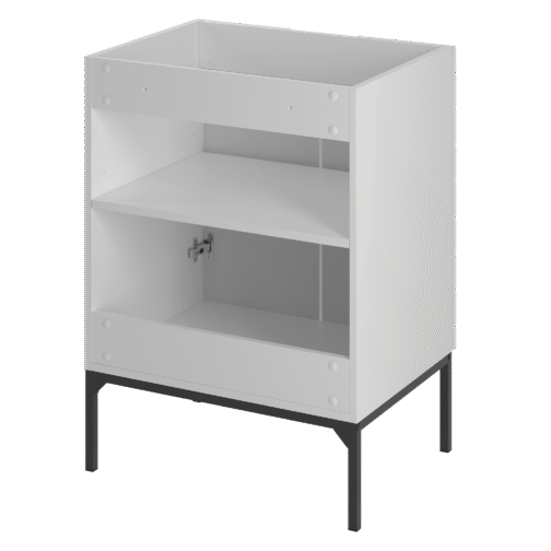 Szafka pod umywalkę ASPEN 60 cm czarne nóżki - Meble łazienkowe MEGSTYL