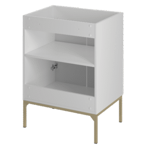 Szafka pod umywalkę ASPEN 60 cm złote nóżki - Meble łazienkowe MEGSTYL