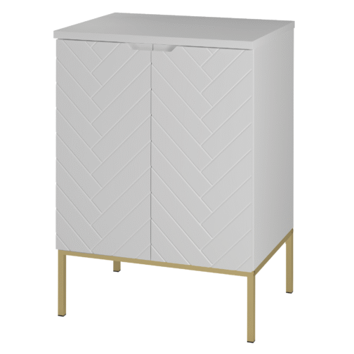 Szafka z blatem ASPEN 60 cm złote nóżki - Meble łazienkowe MEGSTYL