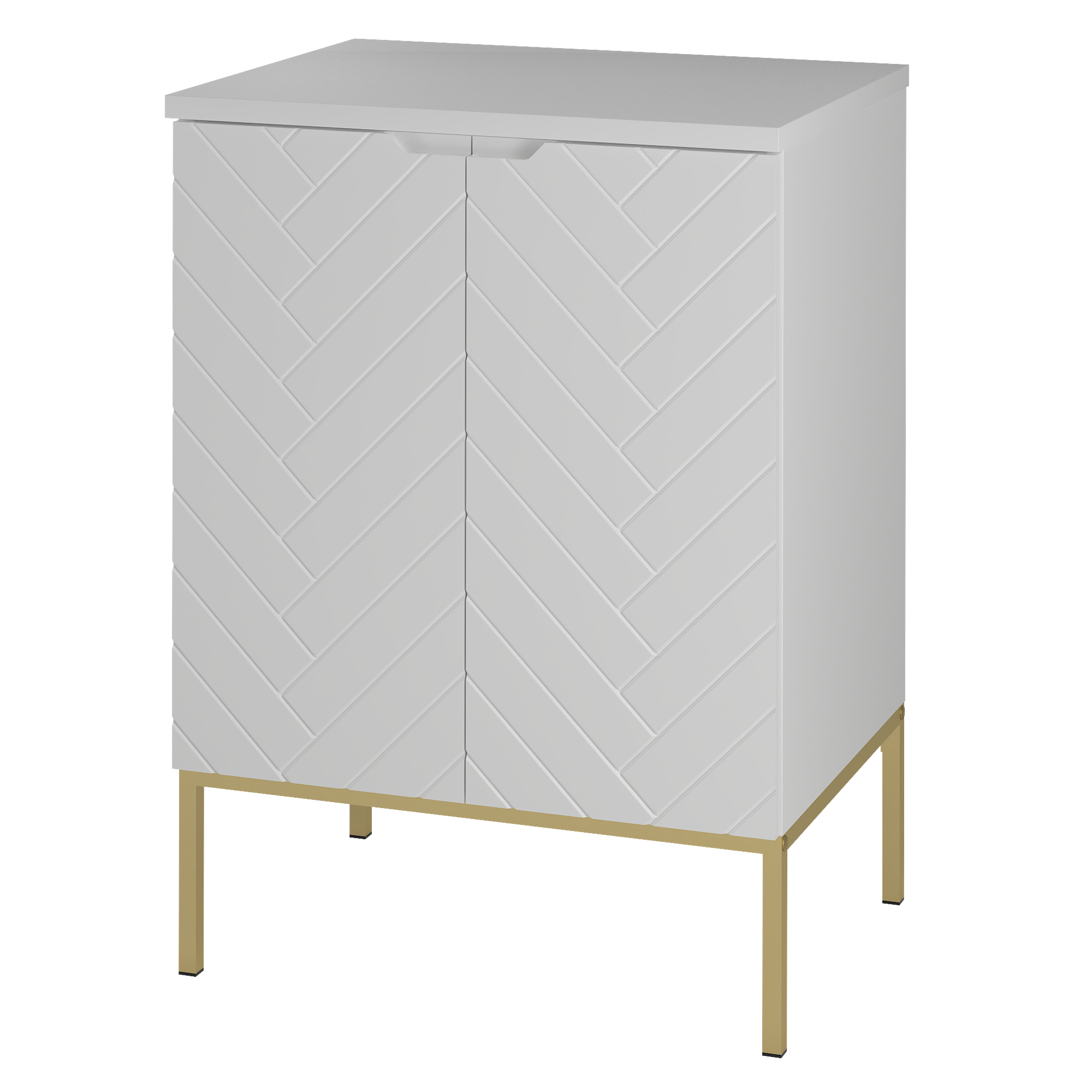 Szafka z blatem ASPEN 60 cm złote nóżki