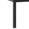 Kaszmirowa ryflowana szafka pod umywalkę 60 cm ASPEN-09-CAS czarne nóżki - meble łazienkowe MEGSTYL