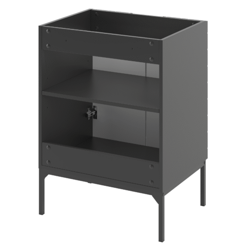 Szafka pod umywalkę ASPEN 60 cm czarne nóżki - Meble łazienkowe MEGSTYL