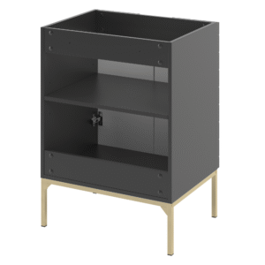 Szafka pod umywalkę ASPEN 60 cm złote nóżki - Meble łazienkowe MEGSTYL