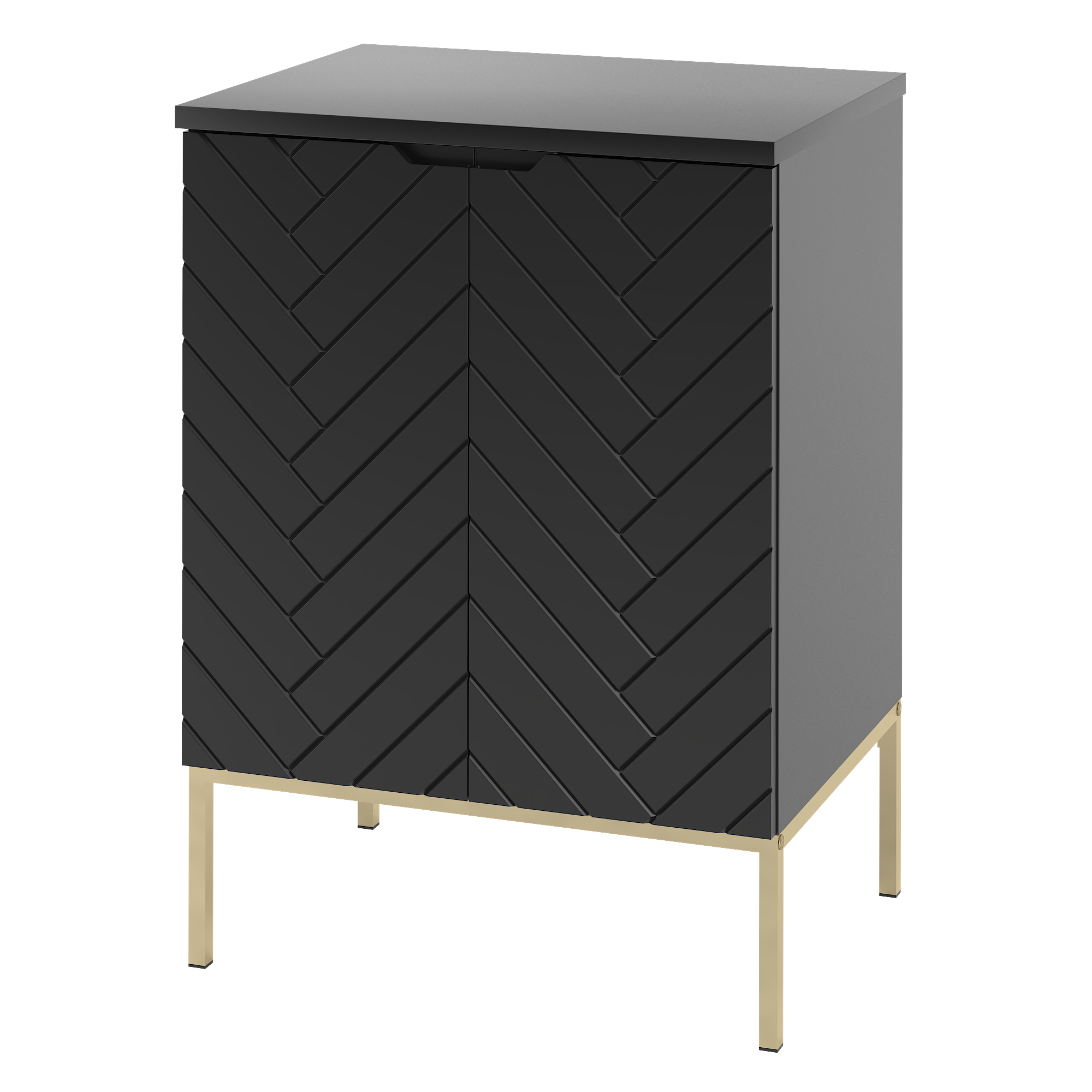 Szafka z blatem ASPEN 60 cm złote nóżki