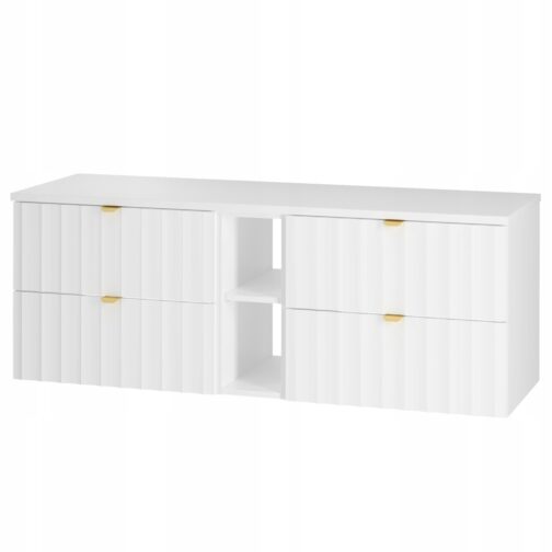 Szafka z regałem i blatem ARCOS-06-BM 140 cm