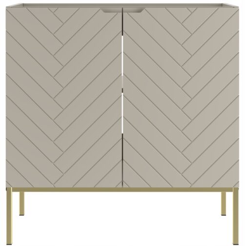 Szafka pod umywalkę ASPEN 80 cm złote nóżki - Meble łazienkowe MEGSTYL