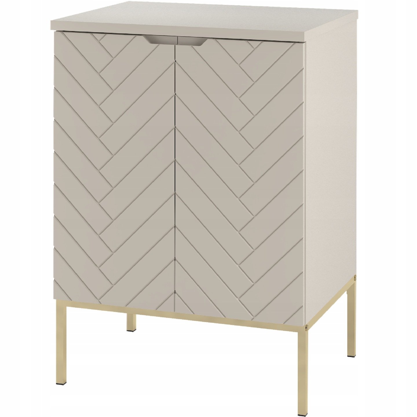 Szafka z blatem ASPEN 60 cm złote nóżki