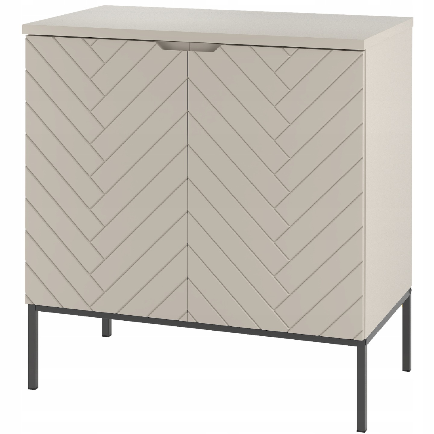 Szafka z blatem ASPEN 80 cm czarne nóżki