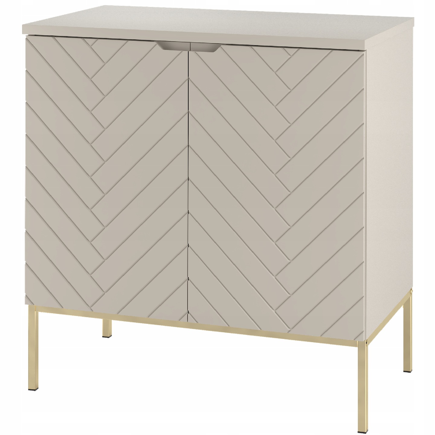 Szafka z blatem ASPEN 80 cm złote nóżki