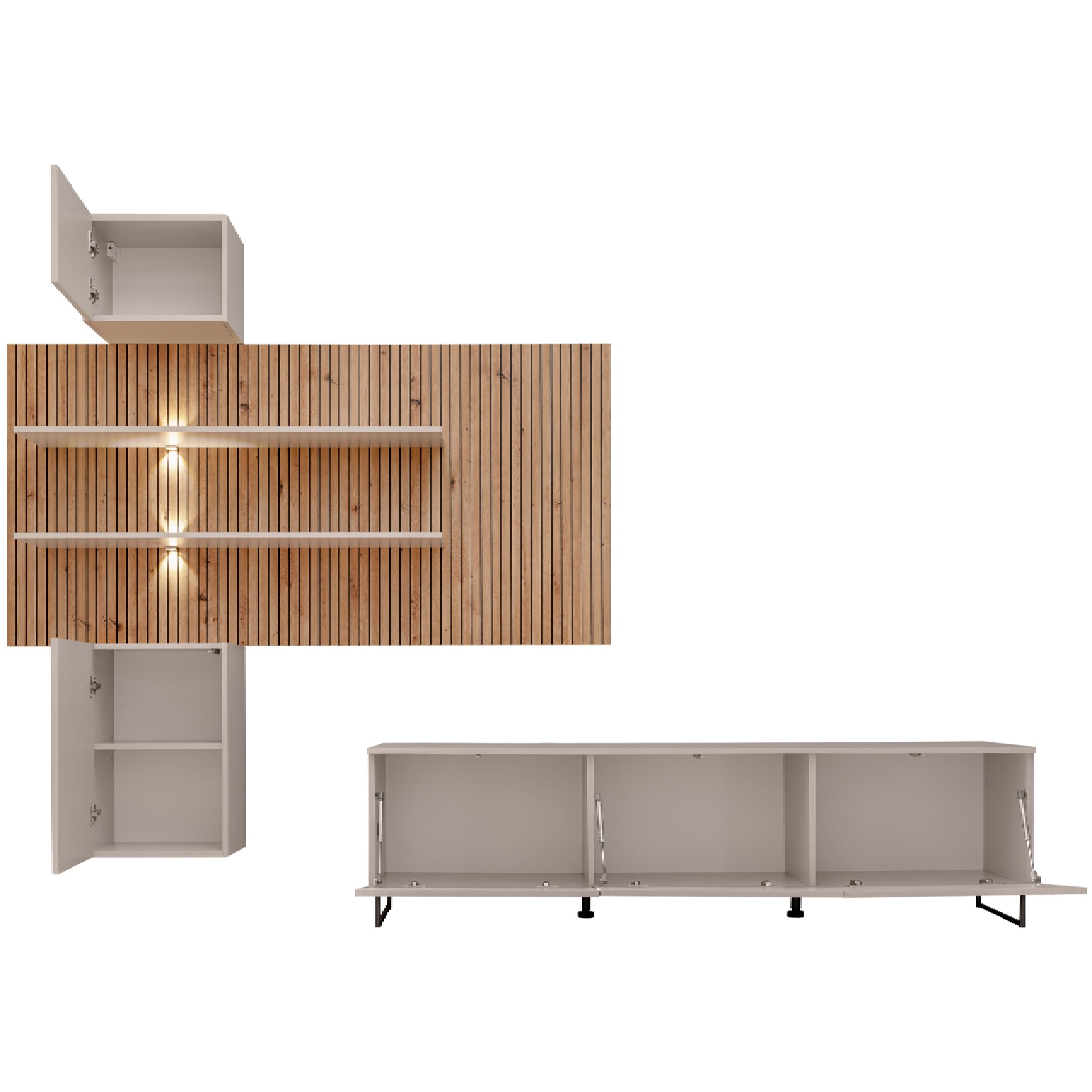 Meblościanka GUSTO PW A 280 cm