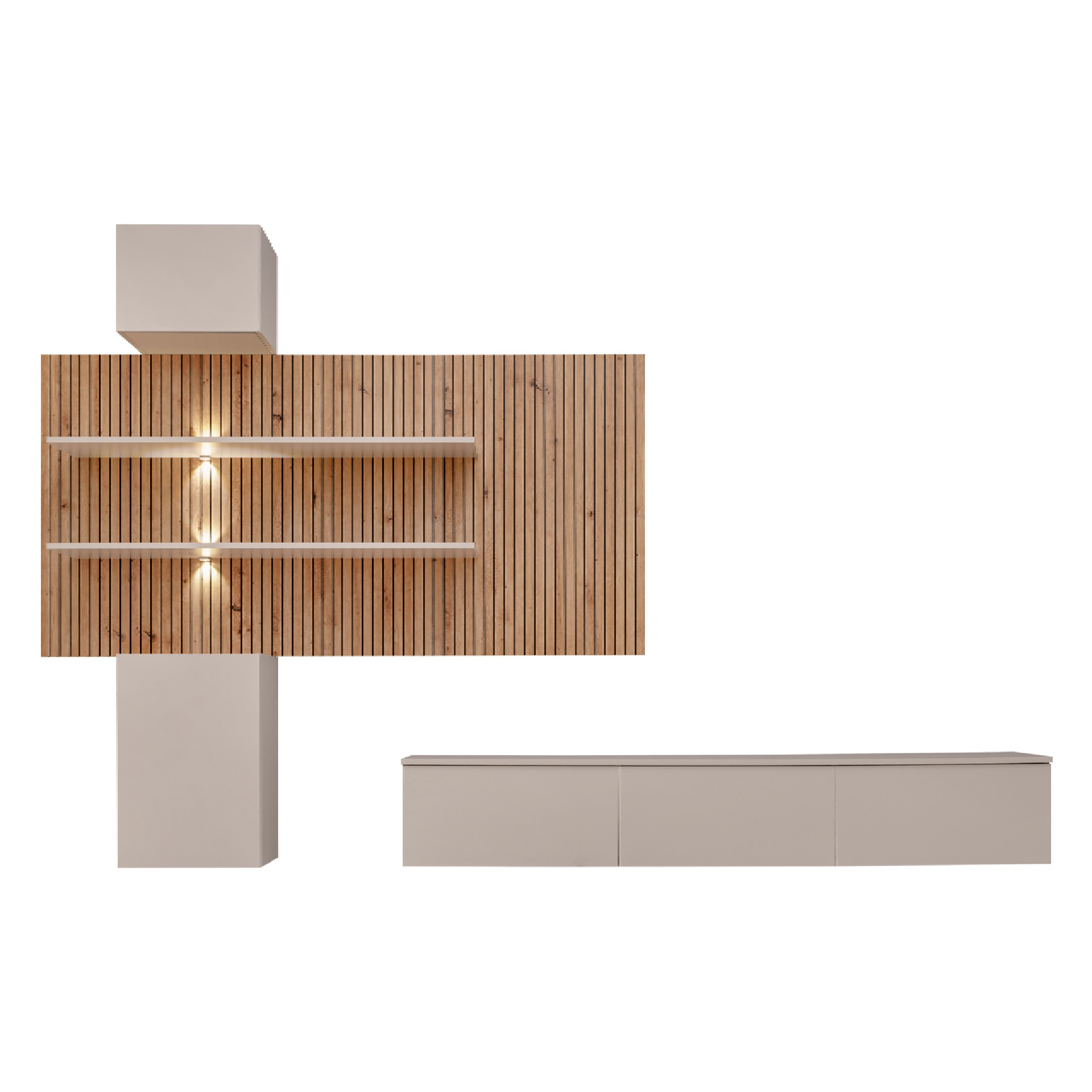 Meblościanka GUSTO PW B 280 cm