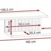 Półka wisząca CAMERON 162 cm - Meble systemowe ASM