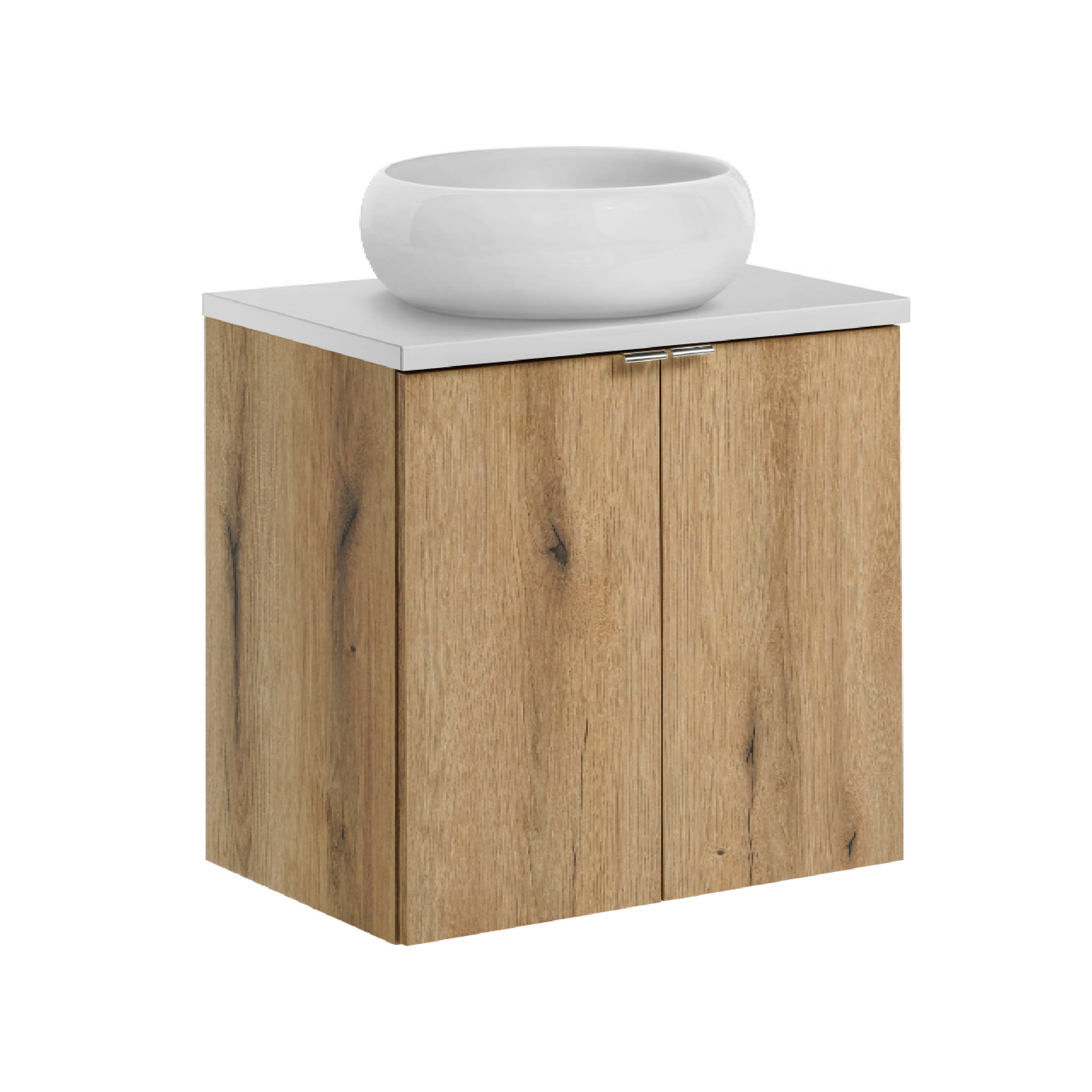 Szafka z blatem i umywalką NOVA OAK 60 cm