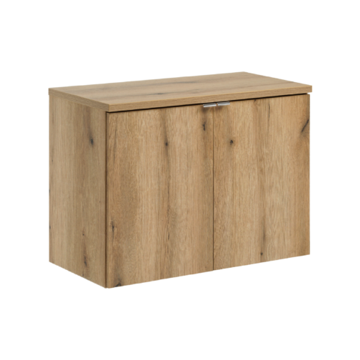 Szafka z blatem 80 cm NOVA OAK 82-80-2D DĄB COAST EVOKE - Meble łazienkowe COMAD